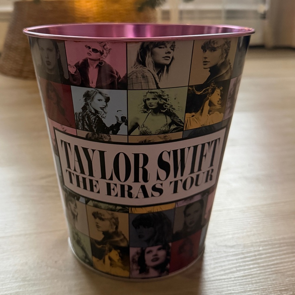 Taylor Swift Pink and Black Home Accent Bucket